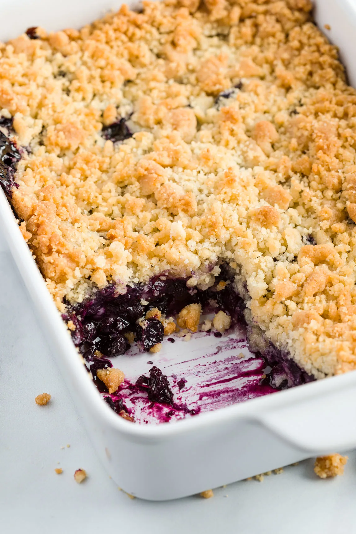 Easy Blueberry Crisp