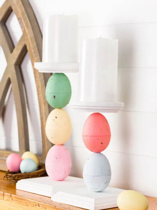 Easter Egg Candlesticks