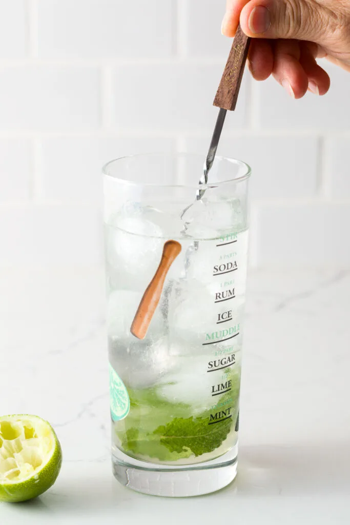 Stirring Mojito