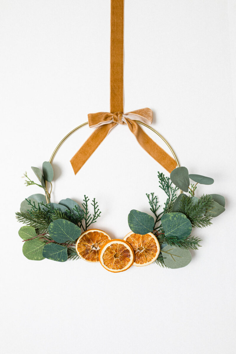 DIY Dried Orange Wreath - Kippi at Home