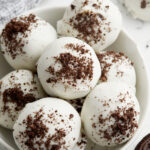 Oreo balls in bowl