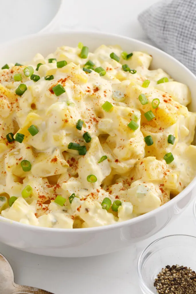 Homemade Potato Salad in a bowl