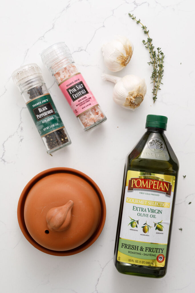 Roasted garlic ingredients
