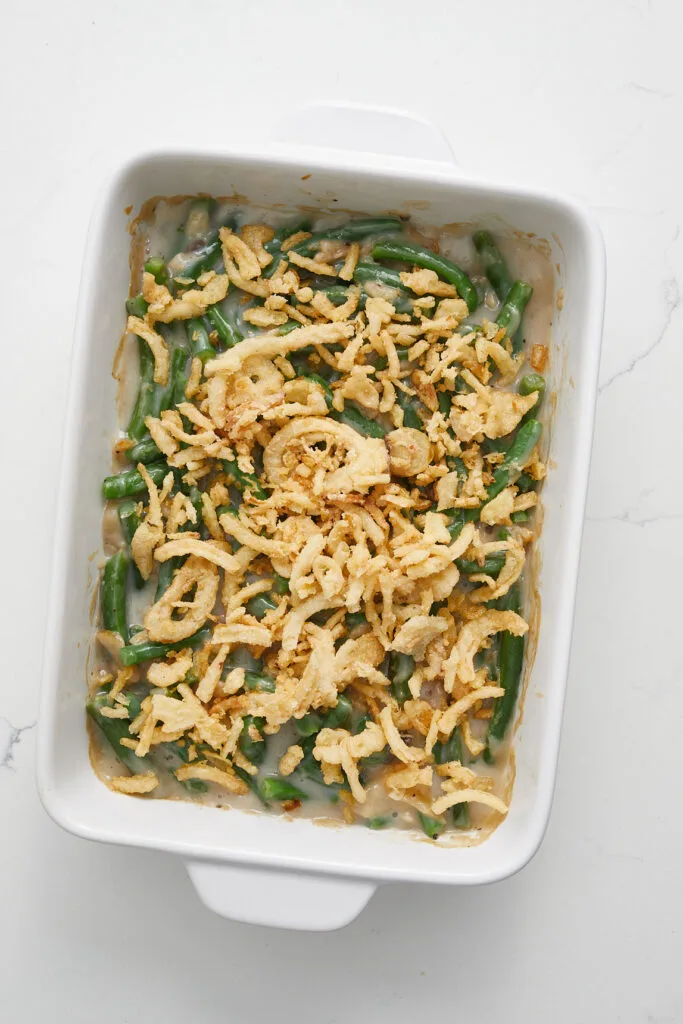 Casserole ready for the oven