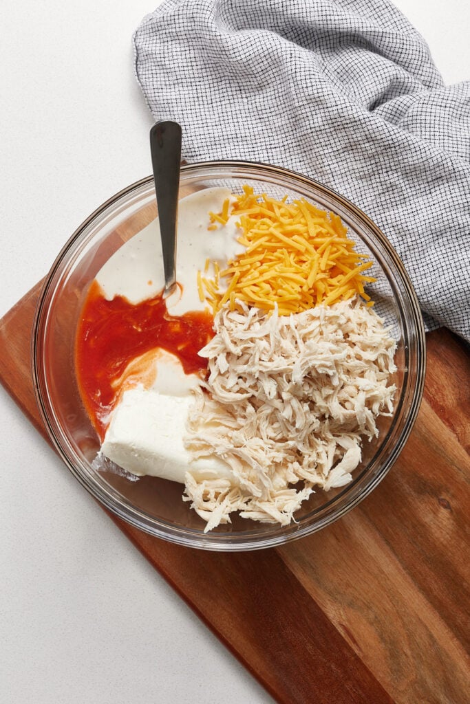 Recipe ingredients in a bowl